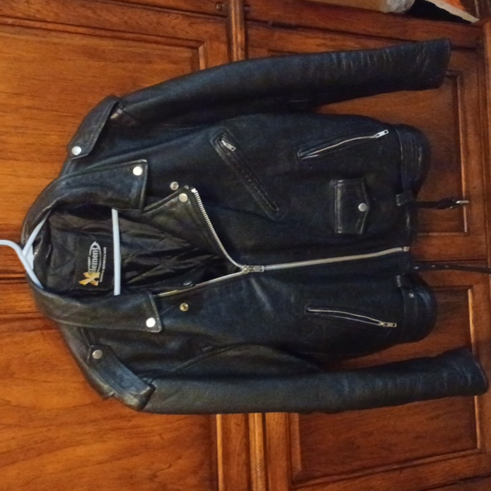 Men’s Xelement Motorcycle Jacket Black Size XXL
